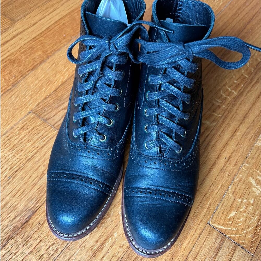 Discontinued Wolverine 1000 Mile Evelyn Women's 7.5B Black Leather Boots - Used - Picture 7 of 12
